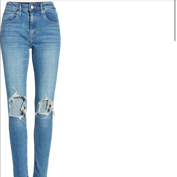 LEVIS ripped high waist jeans - Picture 3 of 3